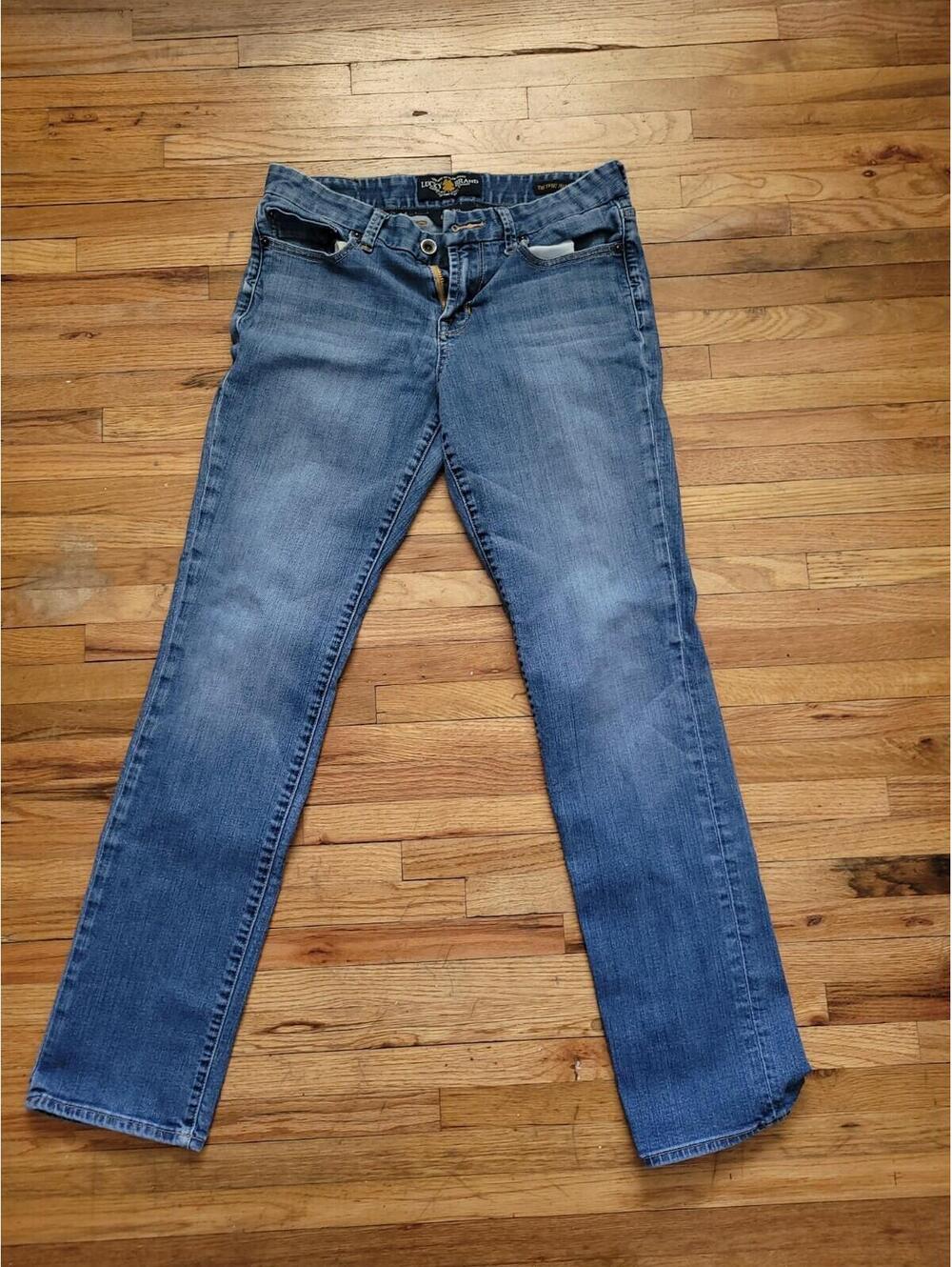 Lucky Brand The Sweet Jean Straight Womens Jeans 8/29 Regular Medium Wash Denim